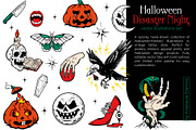 Disaster Night – Vector Pack, a Seasonal Illustration by Stacyland (Thumbnail 2 of 8)