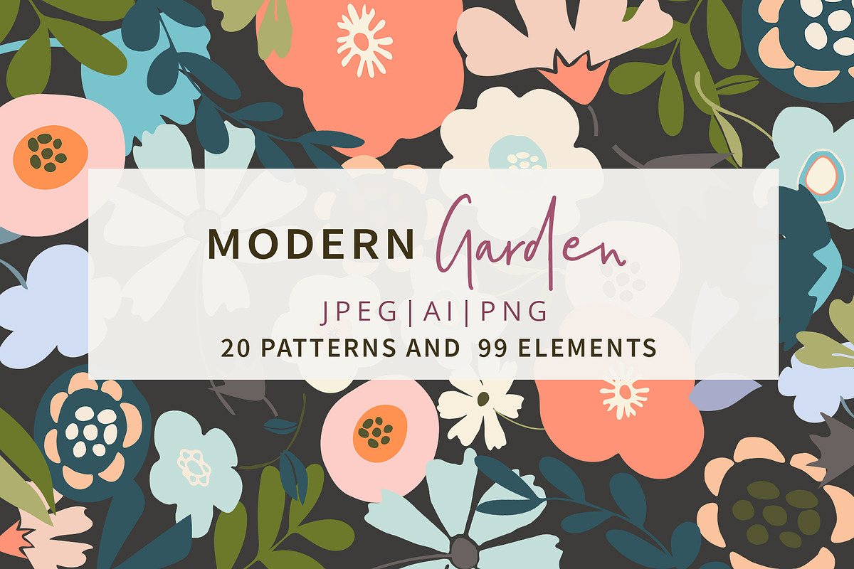 Modern Floral Bundle, an Illustration by Sweet Fig (Photo 12 of 13)