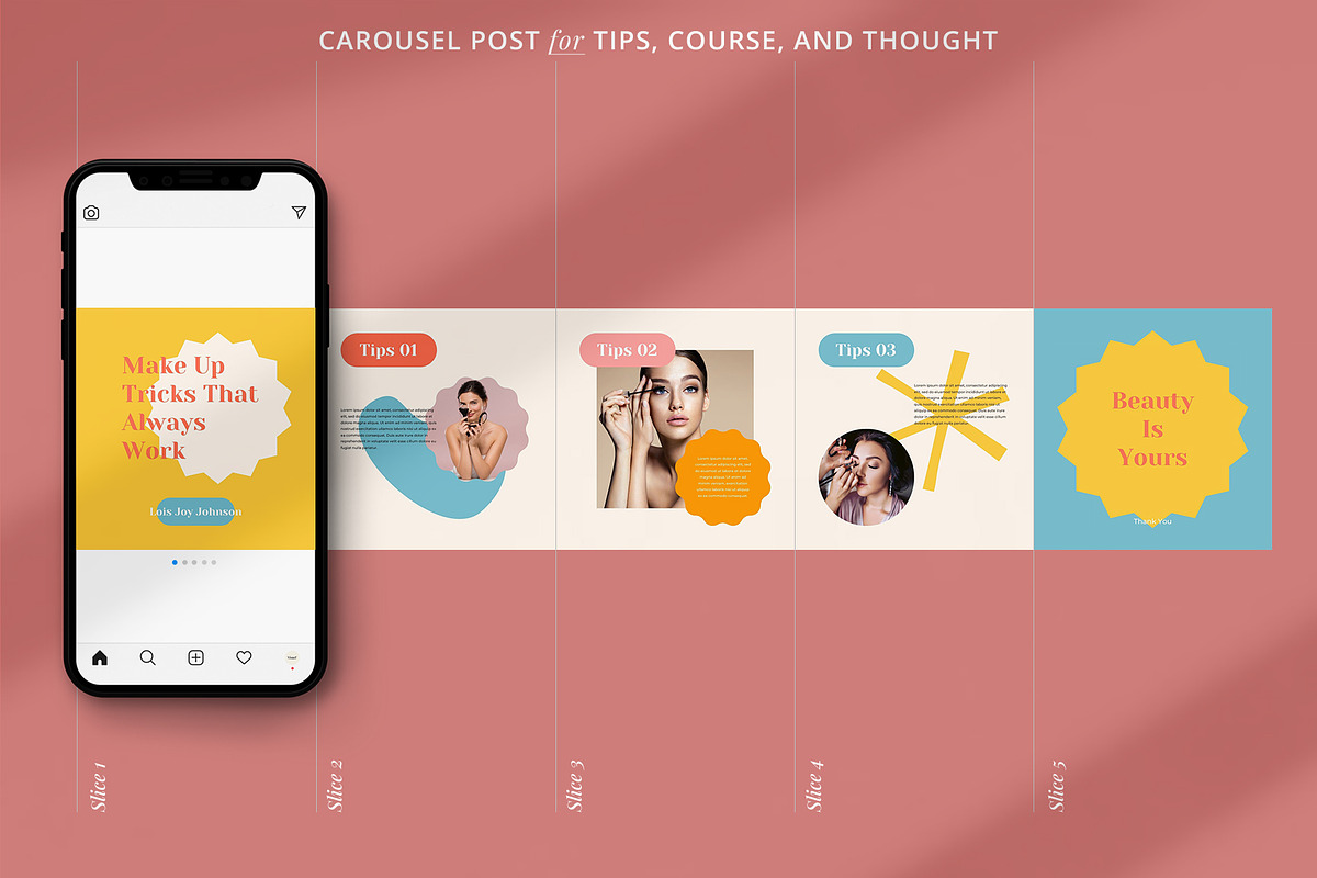 Influencer Instagram Pack | PS CANVA, a Social Media Template by Visuel Colonie® (Photo 6 of 16)