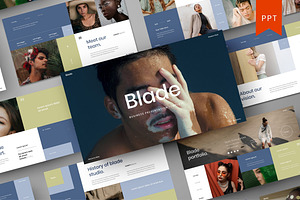 Blade - Business PowerPoint Template, a Presentation Template by Dens Creative Studio