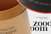 Paper Tube Packaging Mockup Set, a Packaging Mockup by Country4k (Thumbnail 3 of 4)