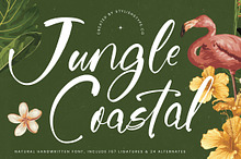 Jungle Coastal Natural Handwritten