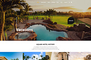Aquari - Hotel, Resoft & Business, a WordPress Template by Cherry Wordpress Theme (Thumbnail 2 of 10)