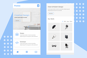 Purasa Responsive Mobile Template