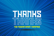Vaoundez - Modern Sports Font, a Serif Font by Dhabee (Thumbnail 4 of 9)
