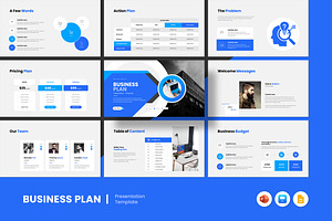 Business Plan Presentation Template, a Presentation Template by CreativeSlides