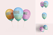 Balloons Mockup, an Advertising Mockup by tiyasprabawa (Thumbnail 1 of 5)
