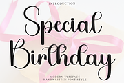 Special Birthday, a Handwritten Font by InermediaSTUDIO (Thumbnail 1 of 8)