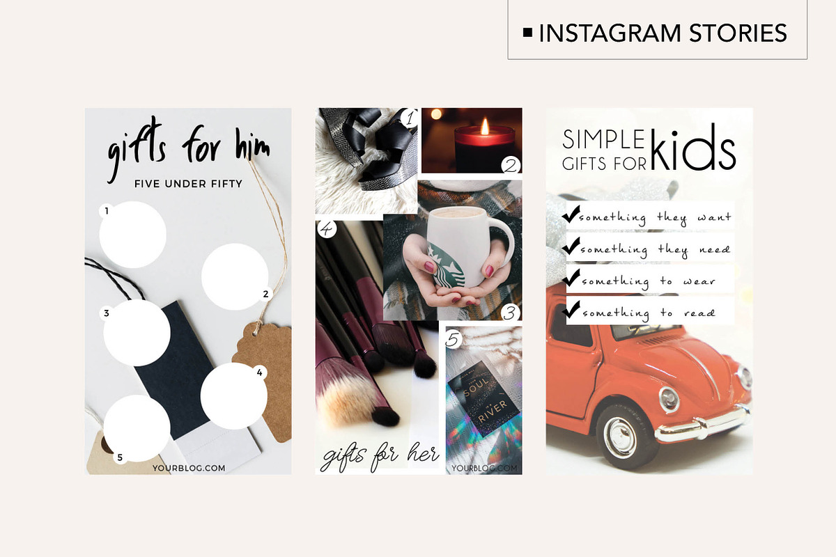 Holiday Gift Guide Social Bundle, a Social Media Template by jgdigital.co designs (Photo 8 of 13)