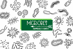 Microbes Symbols Fonts