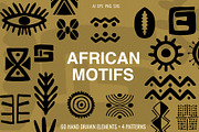 African Shape Motifs Collection, a Decorative Illustration by Sweet Fig (Thumbnail 1 of 12)