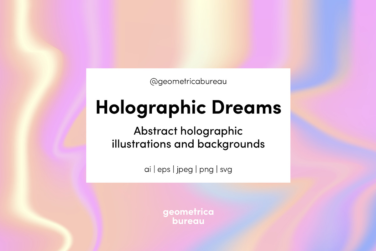 Holographic Dreams, a Pattern Graphic by Geometrica Bureau (Photo 1 of 12)