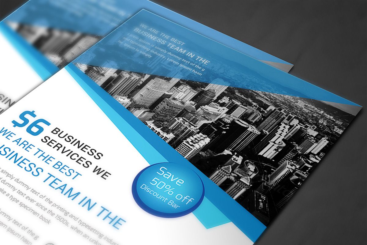 Corporate Business Flyer Template, a Flyer Template by AfzaalGraphics (Photo 4 of 4)