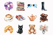 Watercolor Lifestyle Clipart, an Illustration by Design Market (Thumbnail 3 of 4)