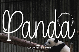 Panda - Handwritting Font