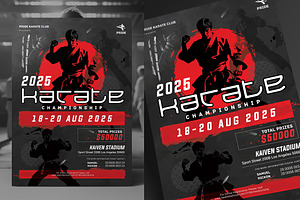 Karate Flyer, a Flyer Template by Aarley Kaiven
