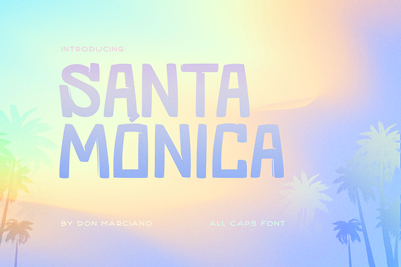 Santa Monica Cool Font preview 7