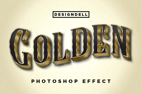 Golden Photoshop Effect