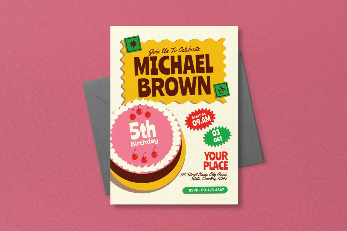 Birthday Invitation preview 3