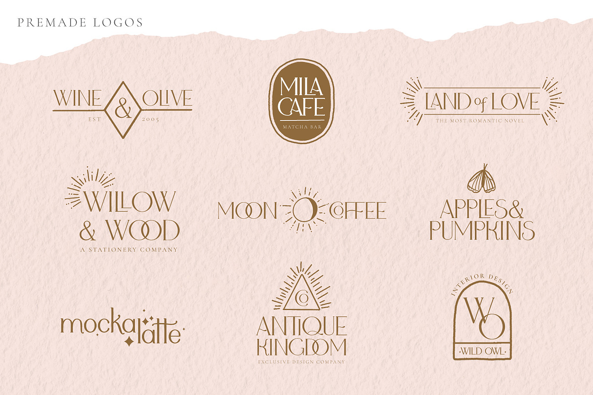 Adele Moon Serif Font + Extras, a Serif Font by Creator Goodies (Photo 4 of 17)