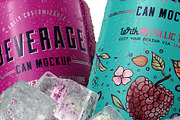 24oz-710ml Can Mockup, an Advertising Mockup by HexenDesigns (Thumbnail 8 of 11)