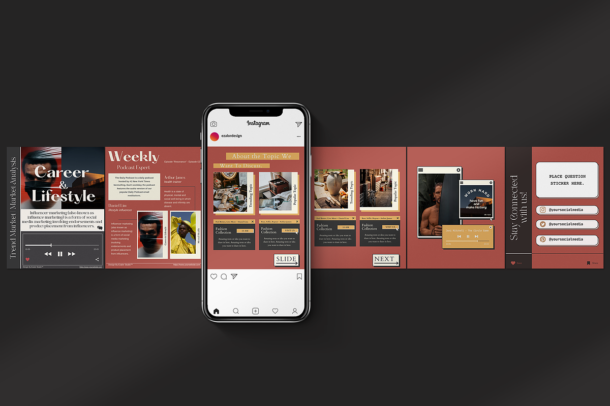 Instagram Carousel Retro CANVA, a Social Media Template by Analogi Studio (Photo 24 of 25)