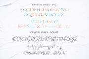 Crystal Vibes & Extras, a Script Font by 50Fox (Thumbnail 8 of 9)