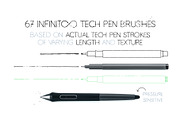 Infinito Technical Pen Brushes, a Brush Add-On by Side Project (Thumbnail 2 of 7)