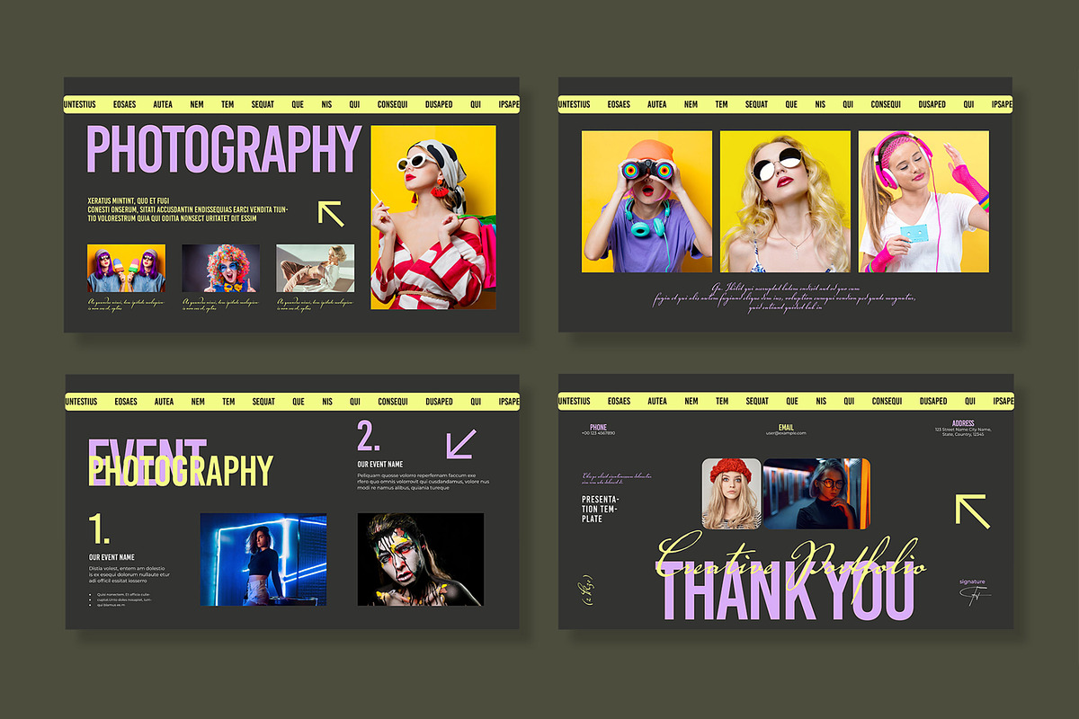 Photography Portfolio Presentation, a Presentation Template by MightyDesign (Photo 4 of 7)