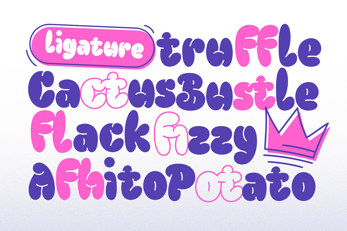 Quick Brisky - Bubble Graffiti Font, a Font by Typia Nesia (Photo 12 of 13)