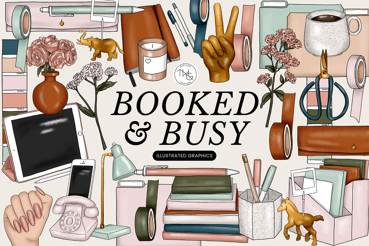Girlboss Fashion Girl Clip Art, an Illustration by TWG Designs (Photo 1 of 3)