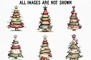 Whimsical Christmas Tree Clipart, an Illustration by Craft Nest (Thumbnail 2 of 6)