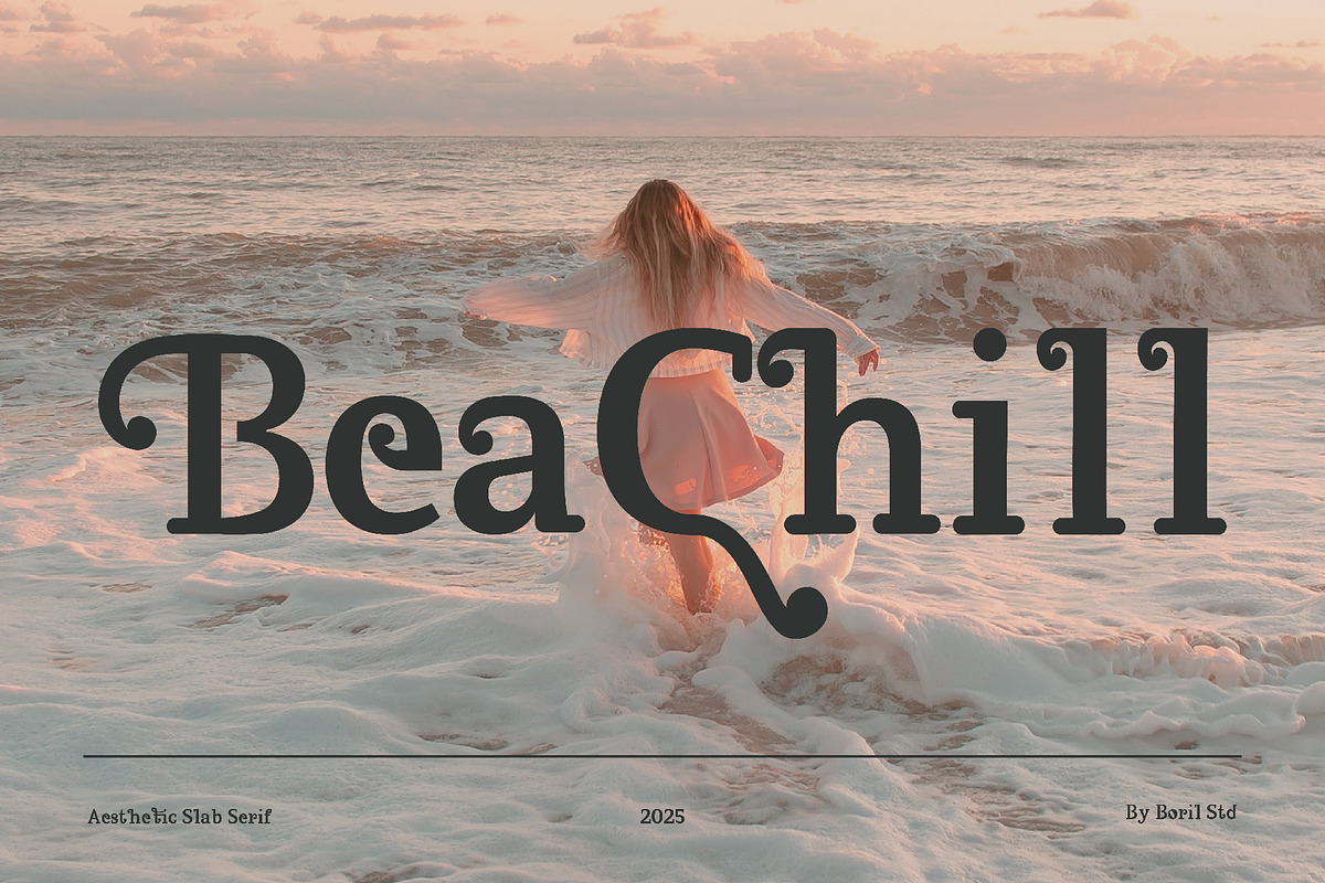 Roussa Aesthetic Slab Serif, a Slab Serif Font by Boril Std (Photo 8 of 10)