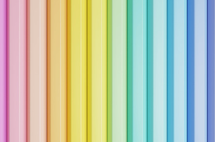 Close up of colored pencils textured background. Multi-Colors pencils on white, a School & Education Photo by Ministocker