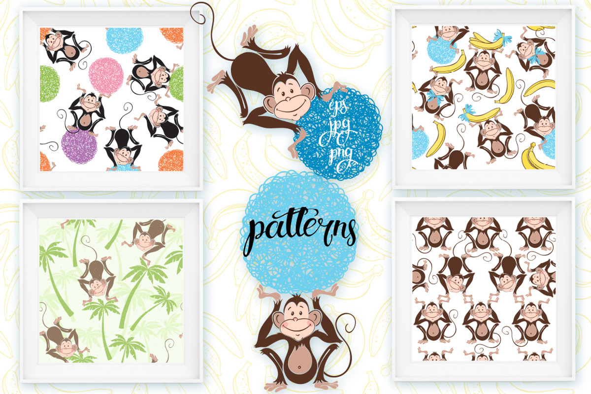 Monkeys., a Pattern Graphic by maritime_m (Photo 4 of 5)