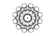 Elegant Mandala Line Art Collection, a Decorative Illustration by NJ Himel (Thumbnail 94 of 101)