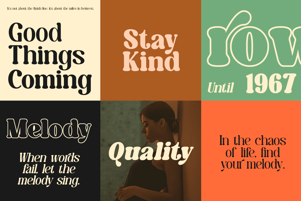 Caromy - Retro Variable Font, a Serif Font by Font Liner (Photo 4 of 11)