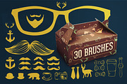 HipsterBox, an Illustration by Layerform Design Co. (Thumbnail 3 of 4)
