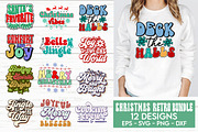 Christmas SVG Retro Bundle, a Pattern Graphic by Etcify (Thumbnail 1 of 3)