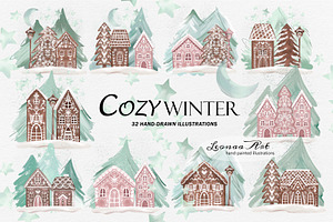 Cozy Winter Clipart Set