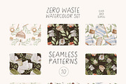 ZERO WASTE watercolor set, an Object Illustration by Yuliia Lashevska (Thumbnail 13 of 14)