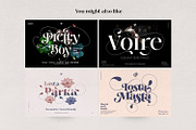 Bitra - Beauty Serif Family, a Serif Font by creativemedialab (Thumbnail 17 of 17)