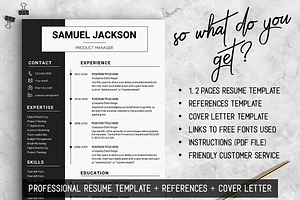 Word Resume Template - CV Design