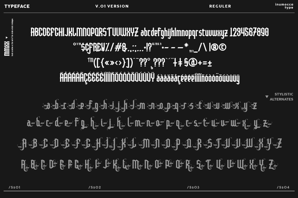 High Rise, a Blackletter Font by inumocca_type (Photo 4 of 11)