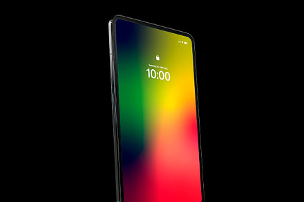 Tablet Mockup with Screen Reflection