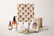 Orange garden monograms, a Decorative Illustration by julianaapina (Thumbnail 7 of 7)