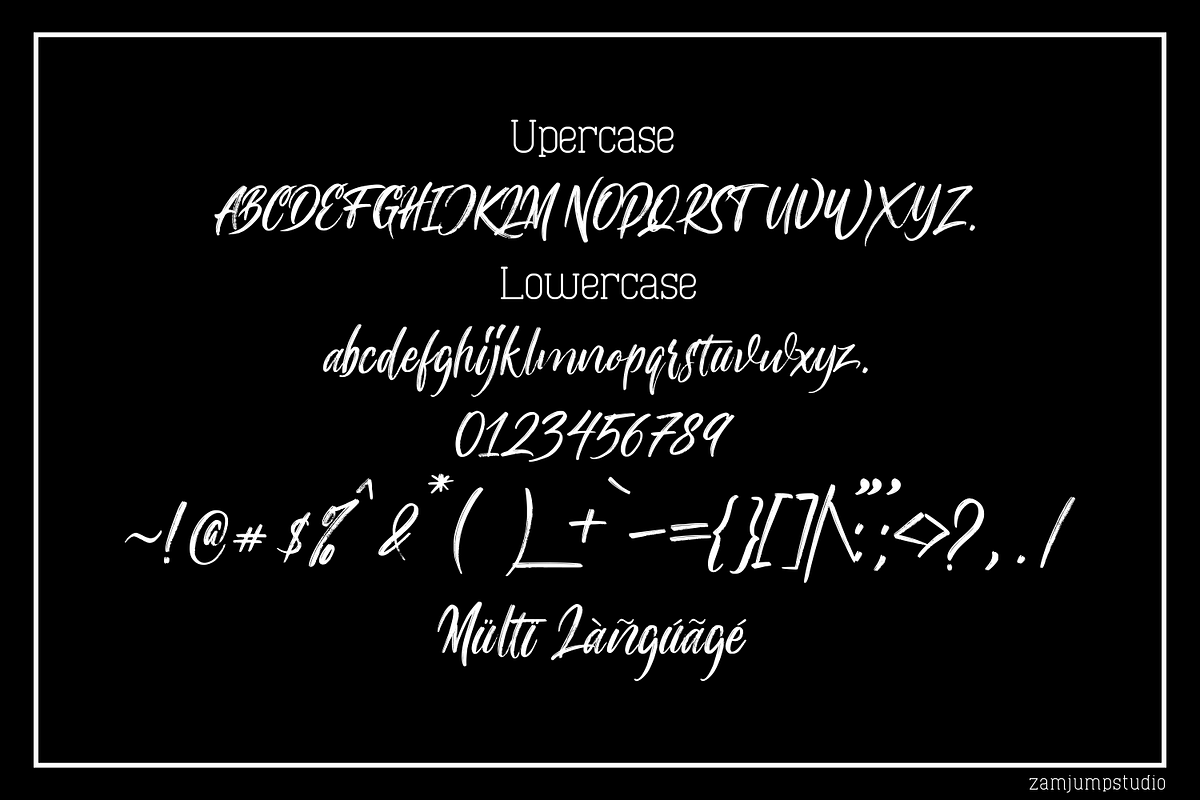 Billy Stranger, a Script Font by zamjumps (Photo 7 of 9)