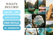 Tropical Ocean Stock Photos, a Nature Photo by Selenique Studio (Thumbnail 3 of 9)
