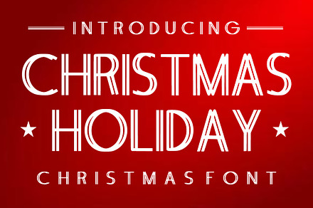 Christmas Holiday, a Handwritten Font by Infinity art Studio