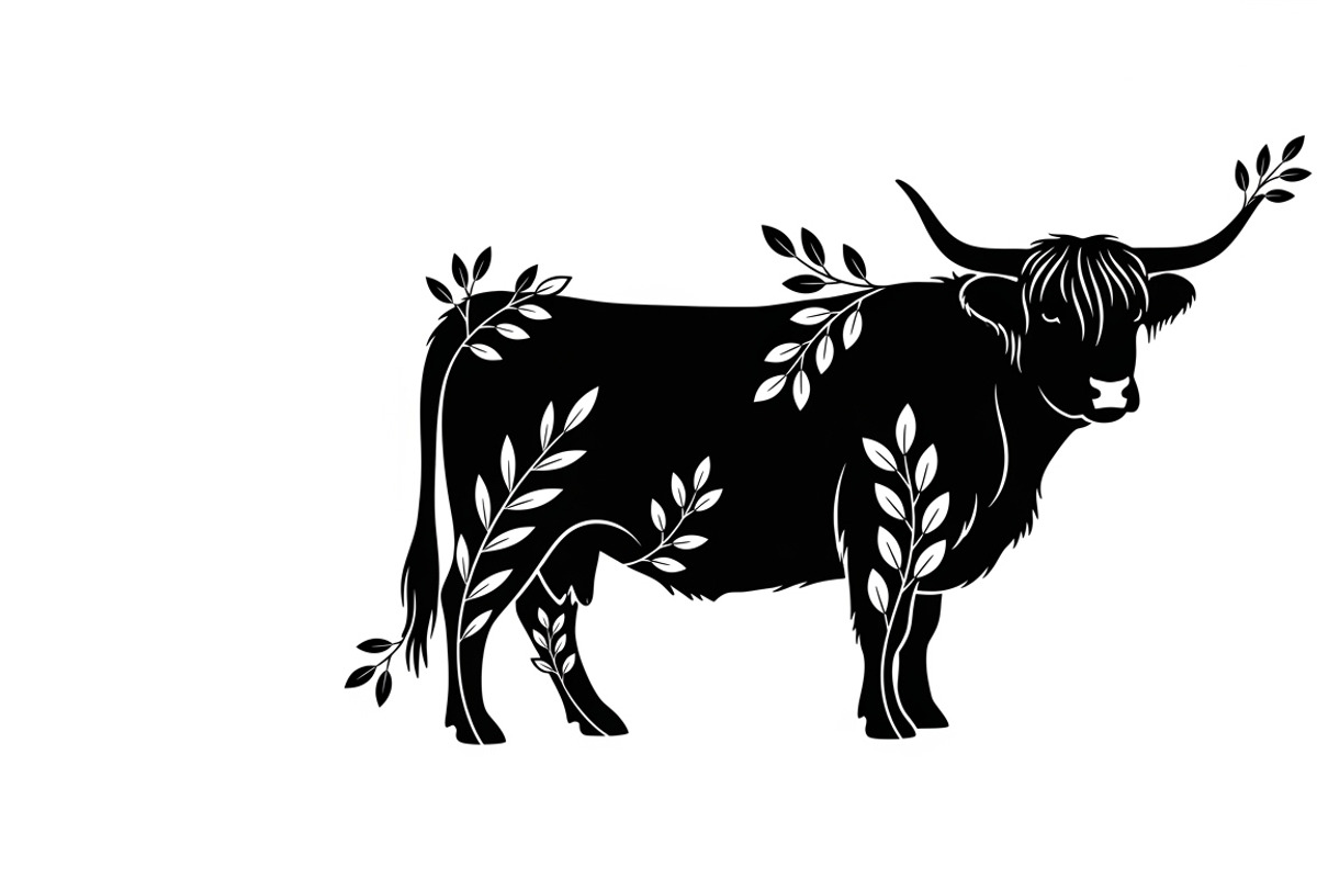 Rustic Highland cow wall art design, an Illustration by Amazin_art (Photo 14 of 40)